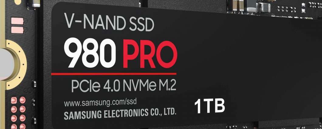 Samsung 980 Pro da 1TB scontato di più di 50€