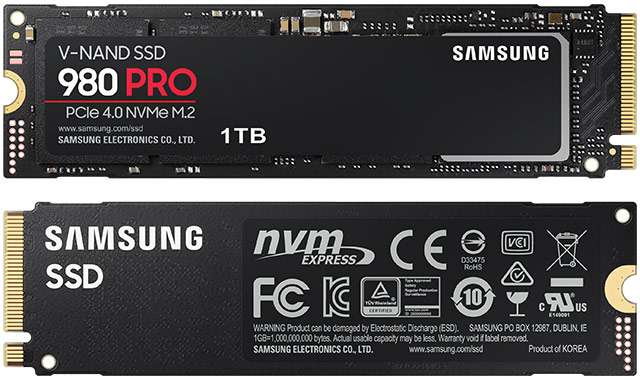 Le nuove unità SSD di Samsung della serie 980 PRO