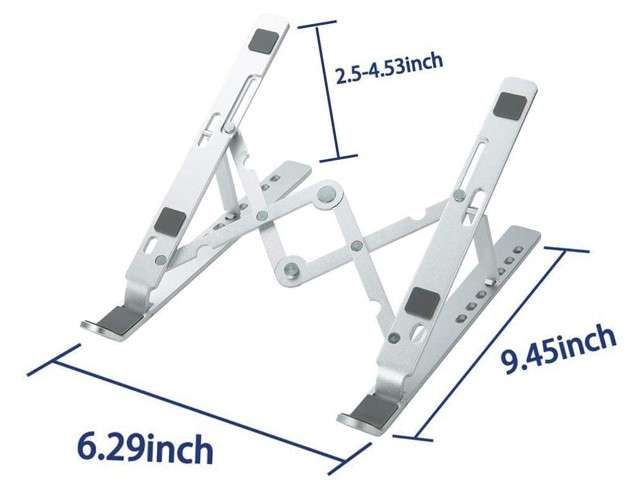 Supporto per laptop APSONAR in alluminio ventilato