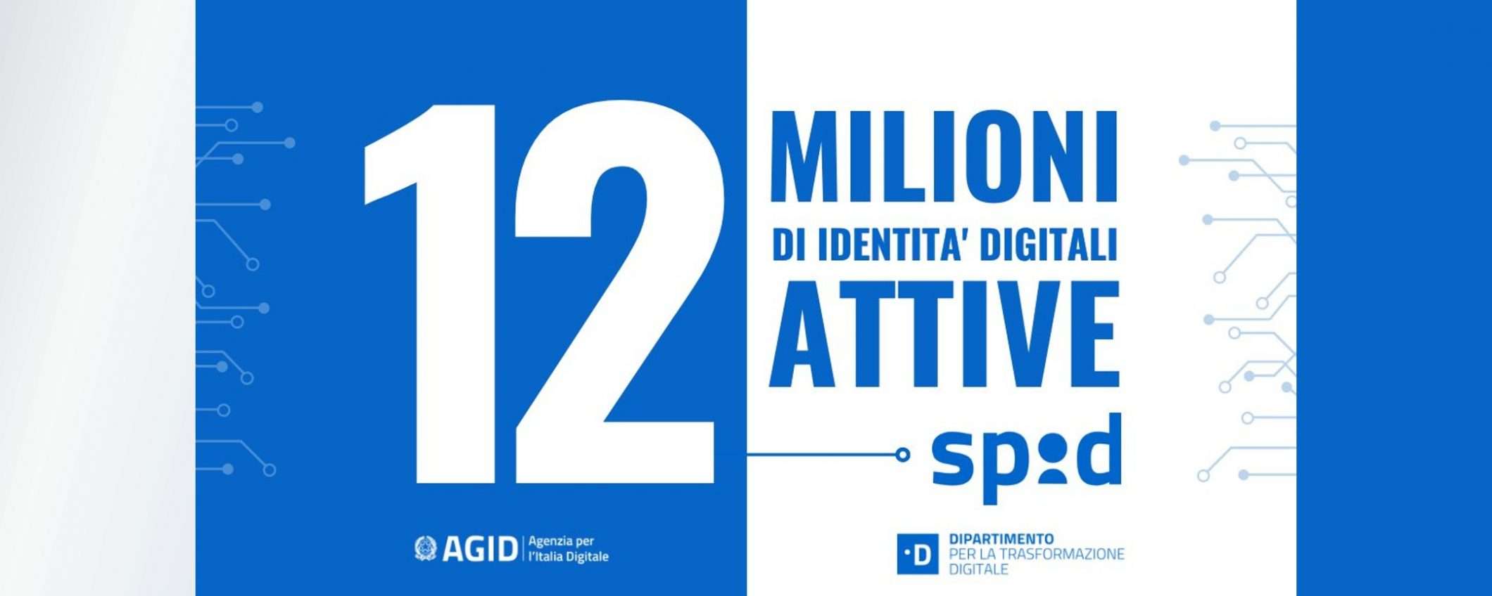 SPID: le identità digitali attive sono 12 milioni