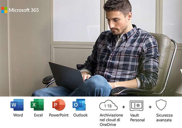 Quanto offre l'abbonamento Personal di Microsoft 365