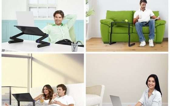 Smart working in comodità: il supporto per laptop da letto o divano