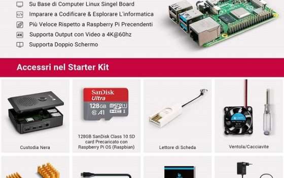 LABISTS Raspberry PI 4 Starter Kit - 1