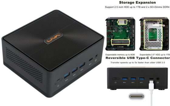 Mini PC Liva Z2 con il 25% di sconto su Amazon