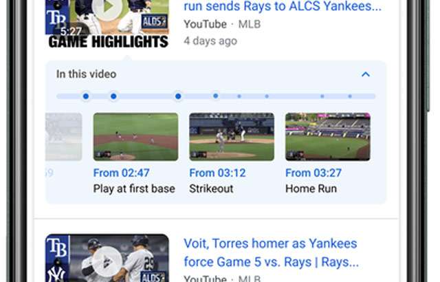 Google Search On: l'IA per trovare i momenti chiave all'interno di un video
