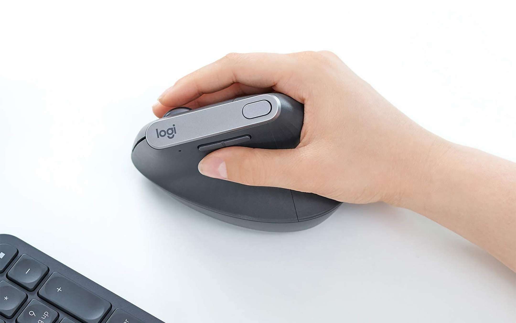 The Logitech MX Vertical mouse on sale on Amazon