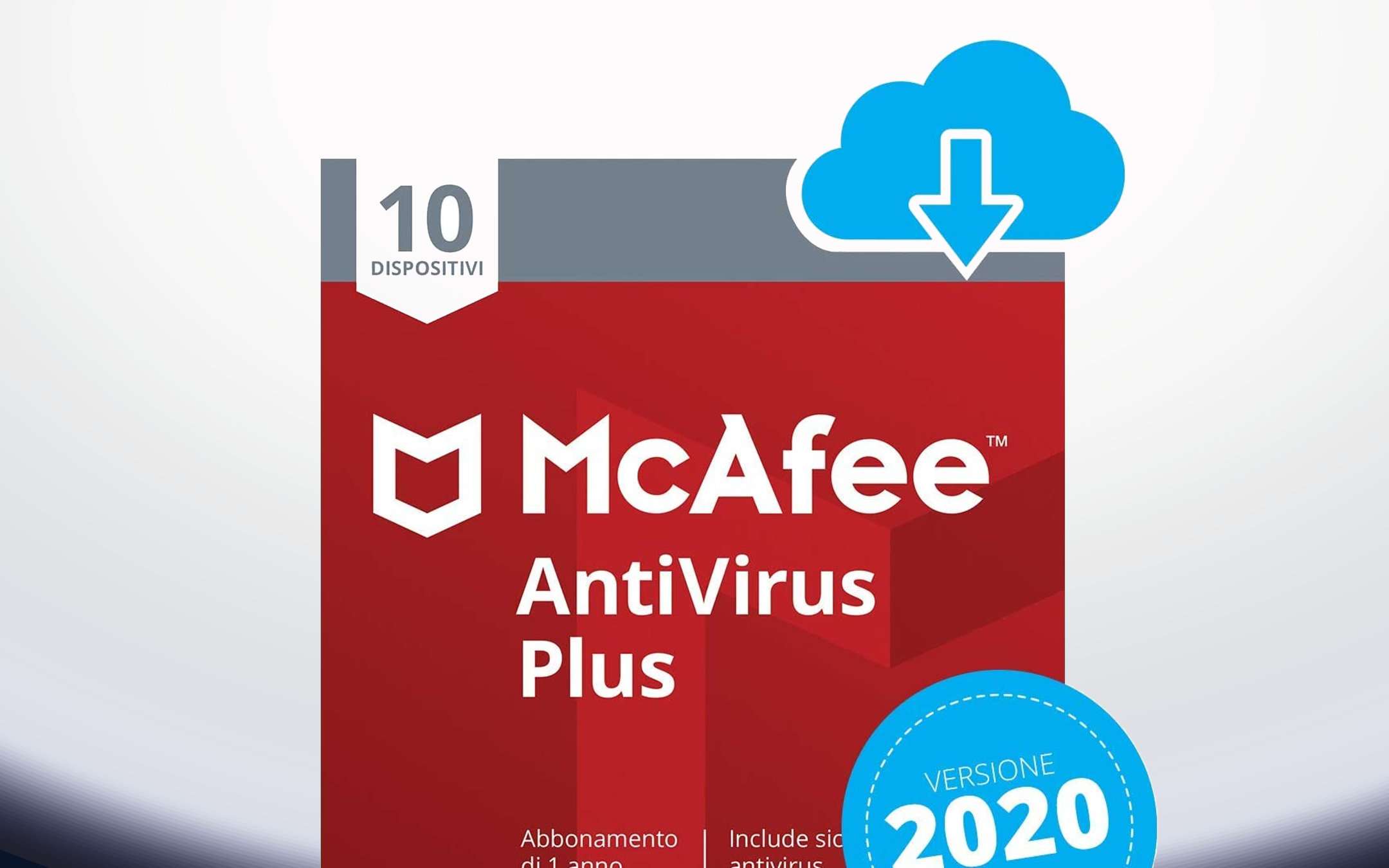 McAfee for 10 devices: the price drops by 71%