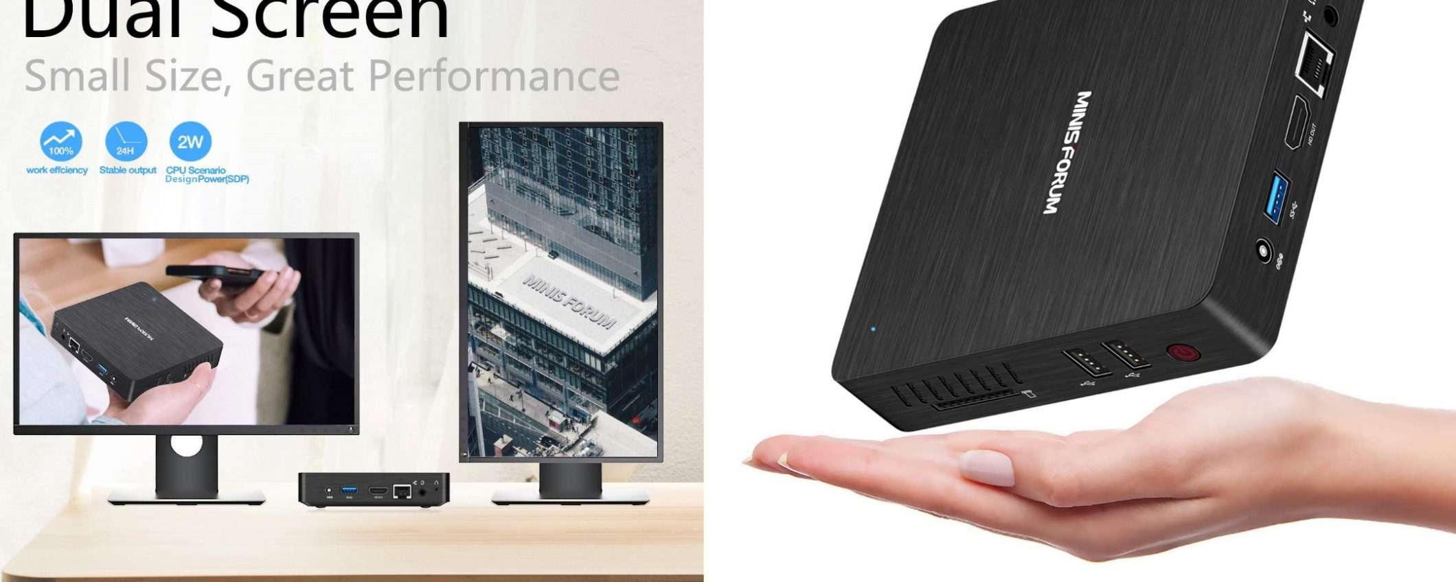 Mini PC fanless: solo 103€ su Amazon