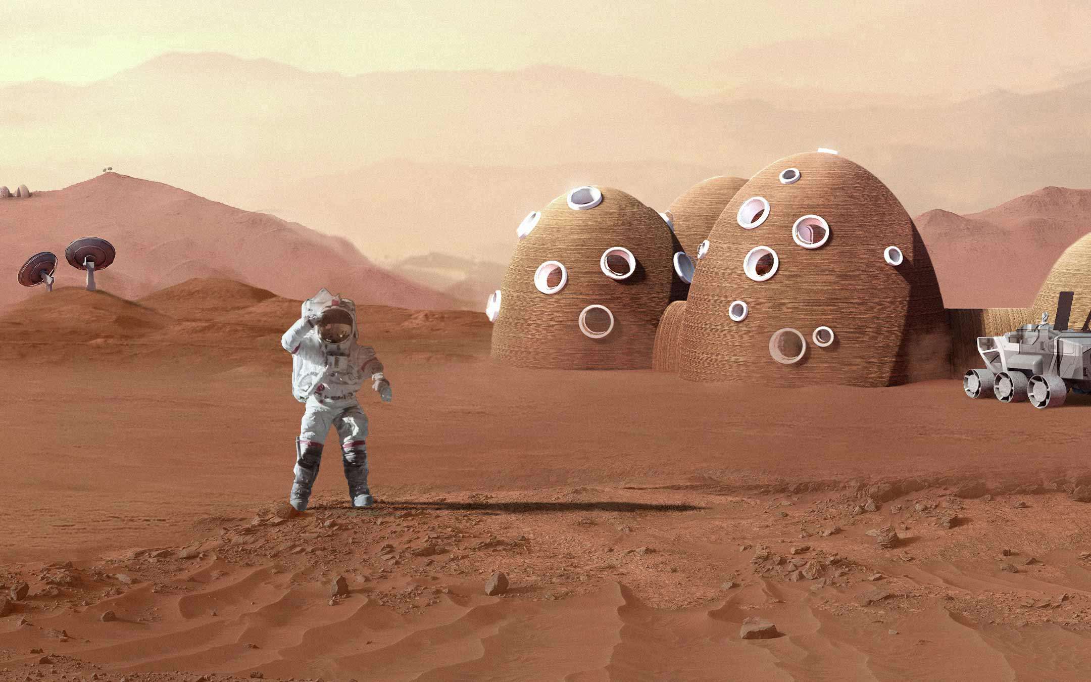 The 3D printing of ICON for colonies on the Moon and Mars The 3D printing of ICON for colonies on the Moon and Mars