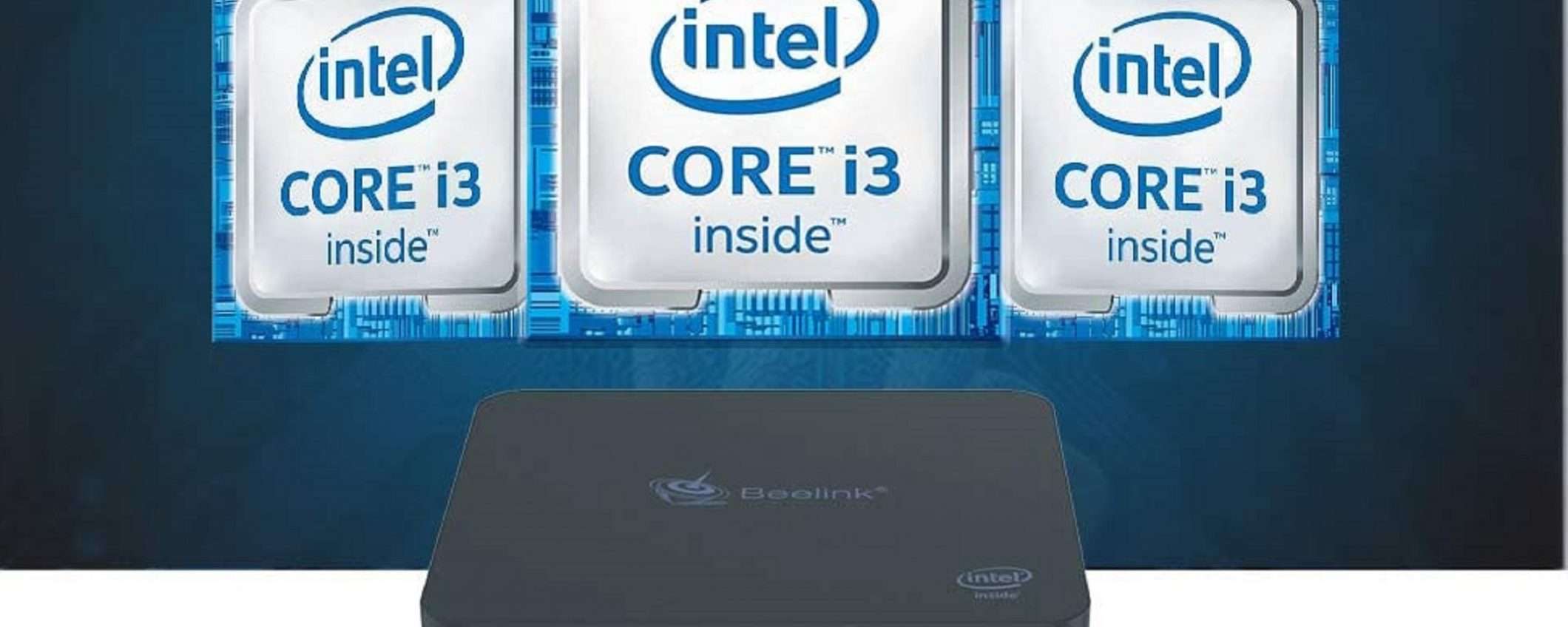 Mini PC con Intel Core i3 a poco più di 250 euro