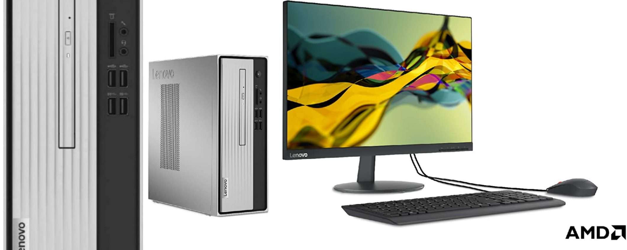 Lenovo IdeaCentre 3: PC desktop compatto e potente in super sconto
