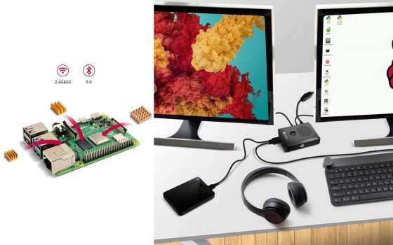 Kit Raspberry Pi4 Model B per micro PC in offerta