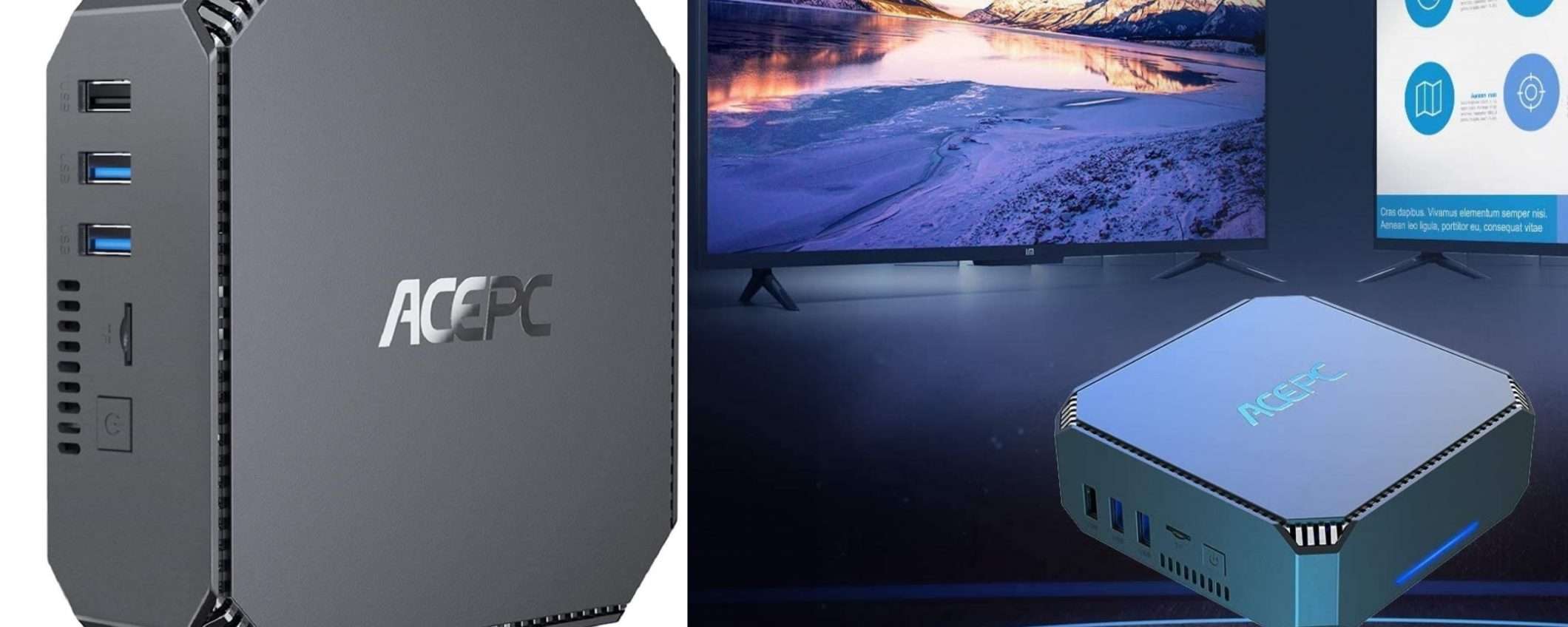 Mini PC 4 core dual monitor a meno di 200€ per il Black Friday