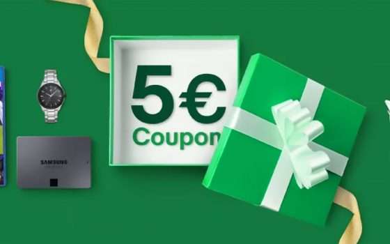 5 euro di sconto su eBay con questo coupon