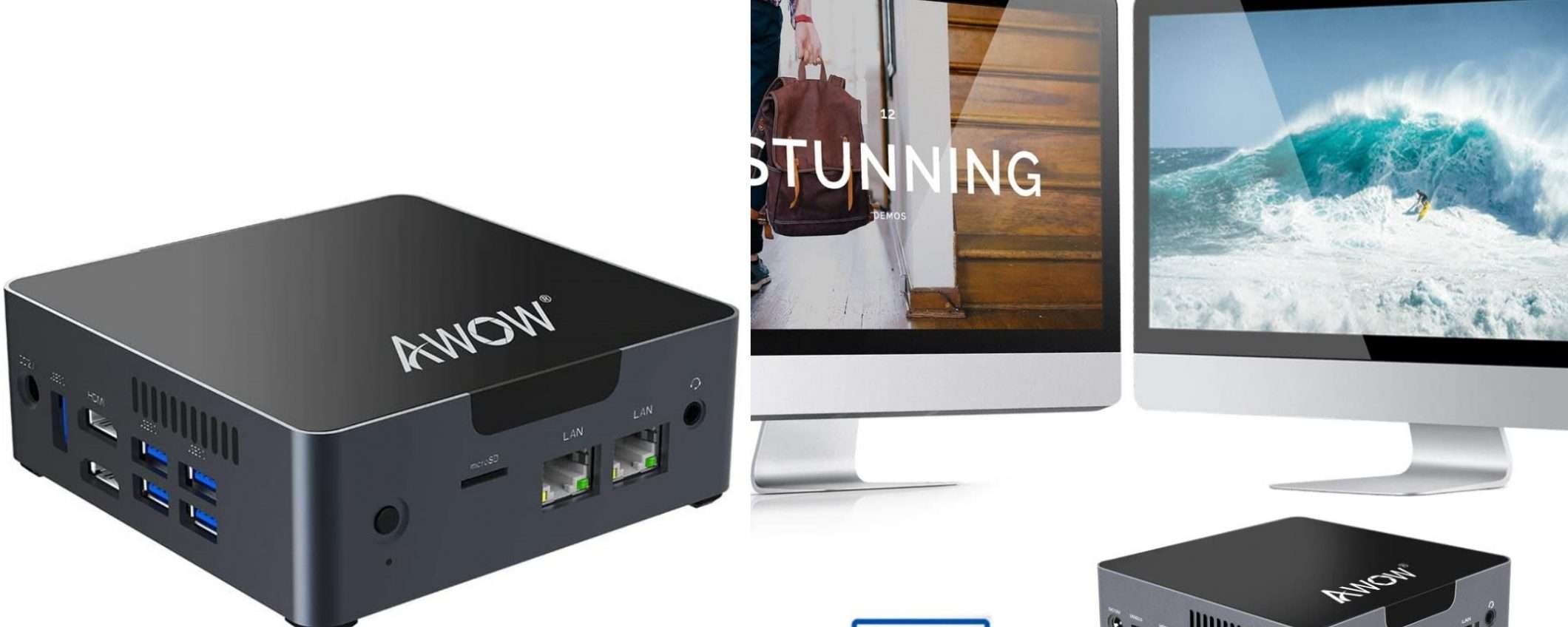 Mini PC con Intel quad core a meno di 200 euro