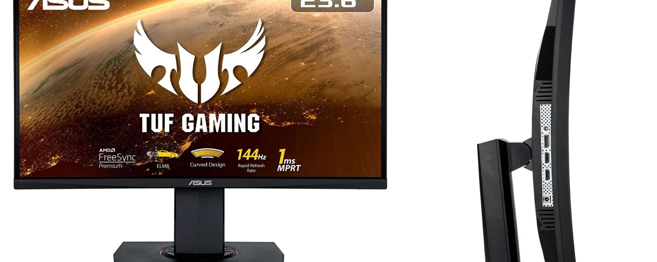 Monitor gaming Asus TUF VG24VQ a meno di 200€