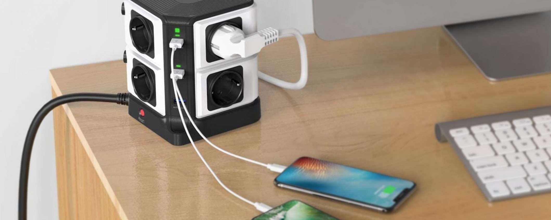 Multipresa: ordine e sicurezza per tutte le ricariche