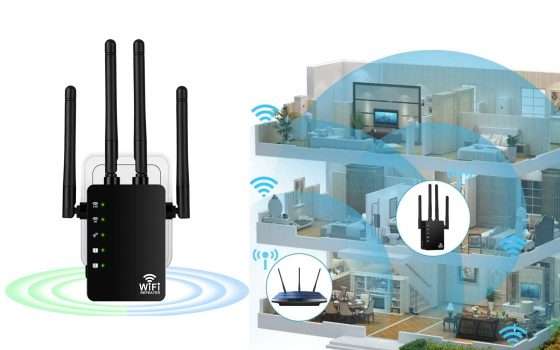 Ripetitore Wi-Fi compatibile con Fibra in offerta