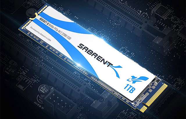 L'unità SSD di Sabrent da 1 TB