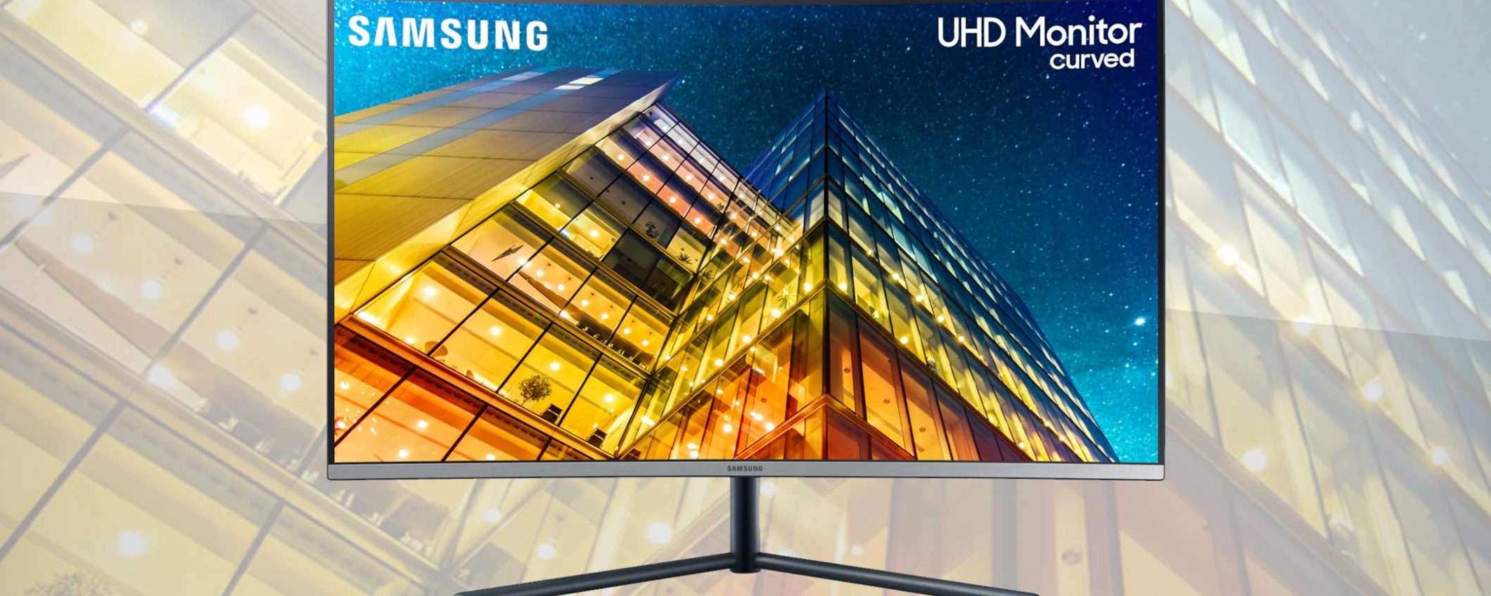 Il monitor curvo Samsung da 32'' a -25% su Amazon