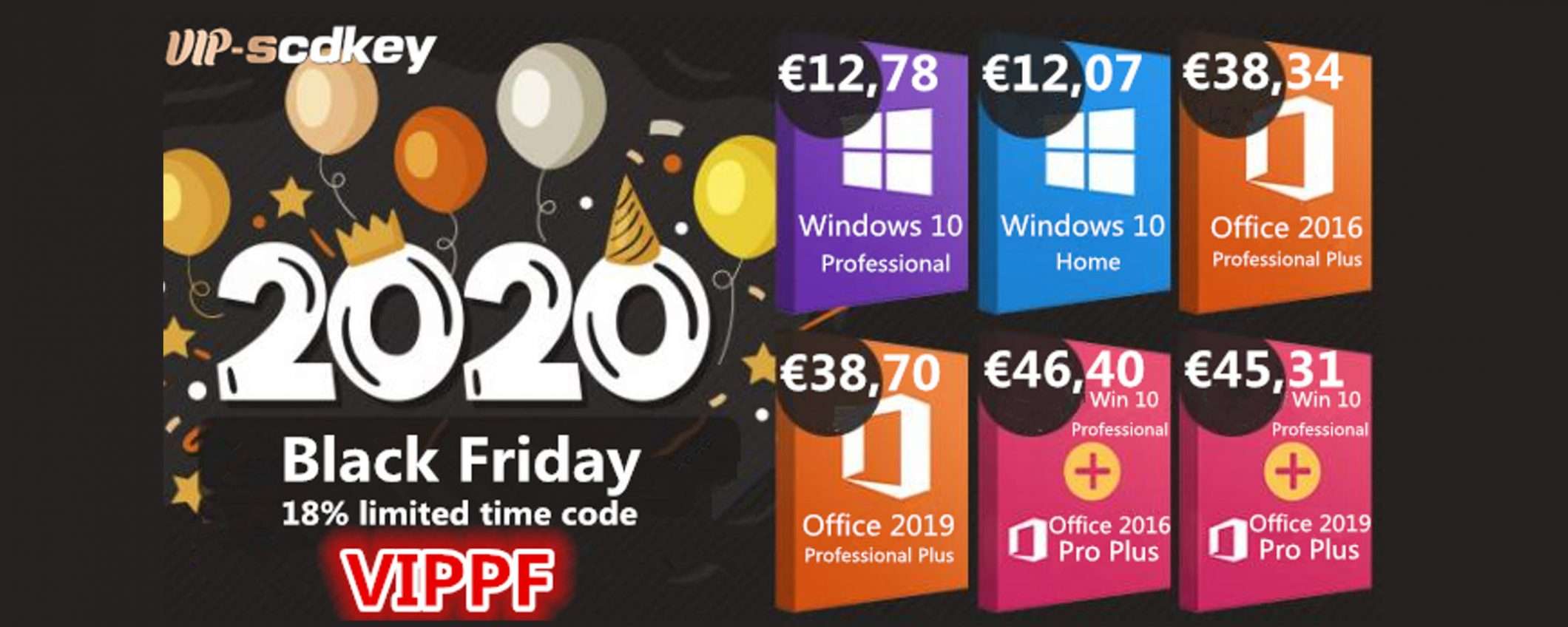Verso il Black Friday: Windows 10 PRO OEM 12€ e Office 38€