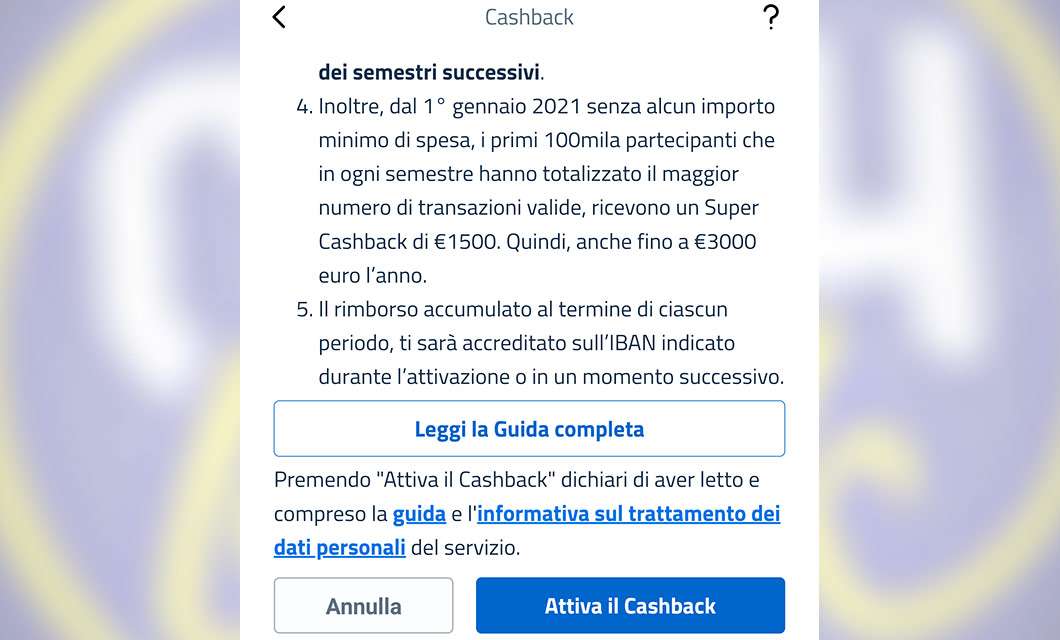 Cashback di Stato e app IO
