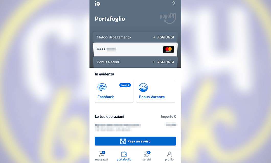Cashback di Stato e app IO