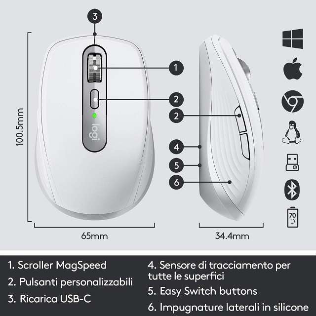 Mouse Logitech MX Anywhere 3