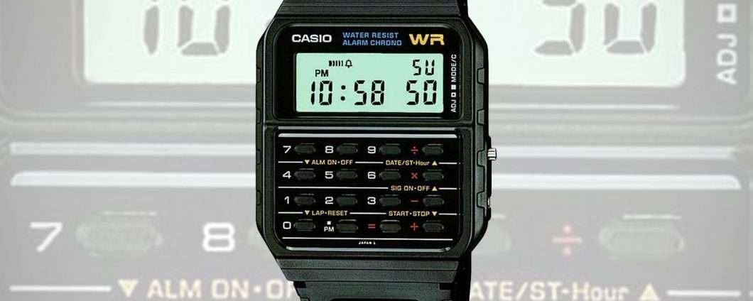 Casio CA-53W: l'orologio di Ritorno al Futuro a -44% su Amazon