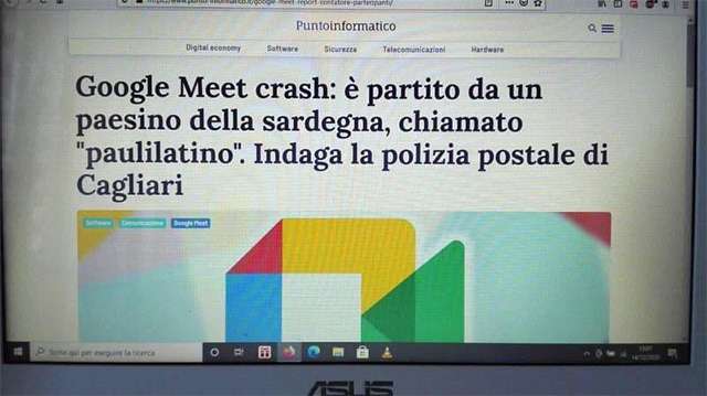 La falsa notizia attribuita a Punto Informatico
