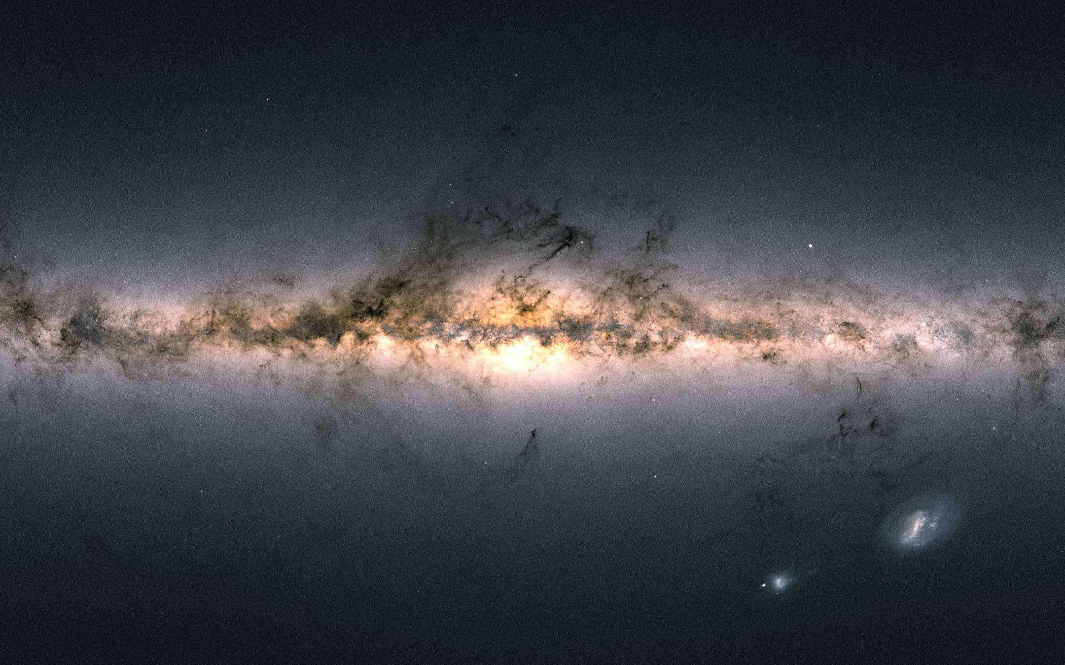 The map of the Milky Way to study the universe The map of the Milky Way to study the universe