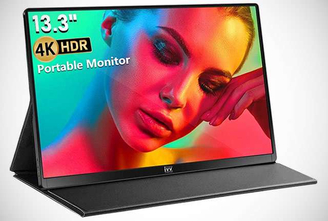 Il monitor portatile 4K di IVV da 13,3 pollici