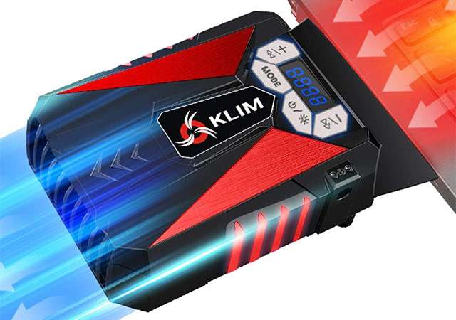 Il dispositivo KLIM Cool per il raffreddamento del laptop