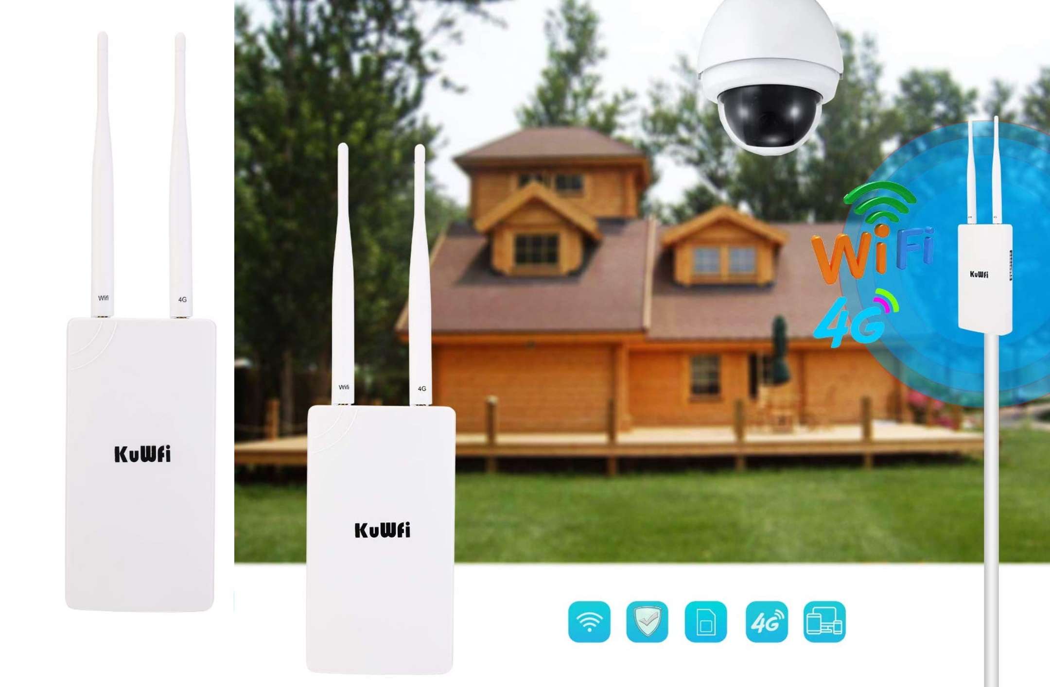 Modem 4G LTE ed extender da esterno in offerta