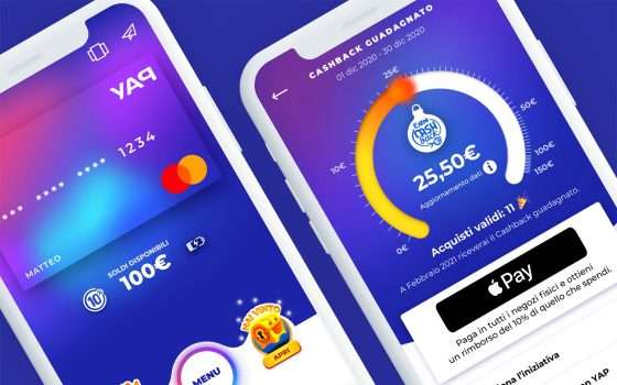 Cashback di Stato anche con le app Nexi Pay e YAP