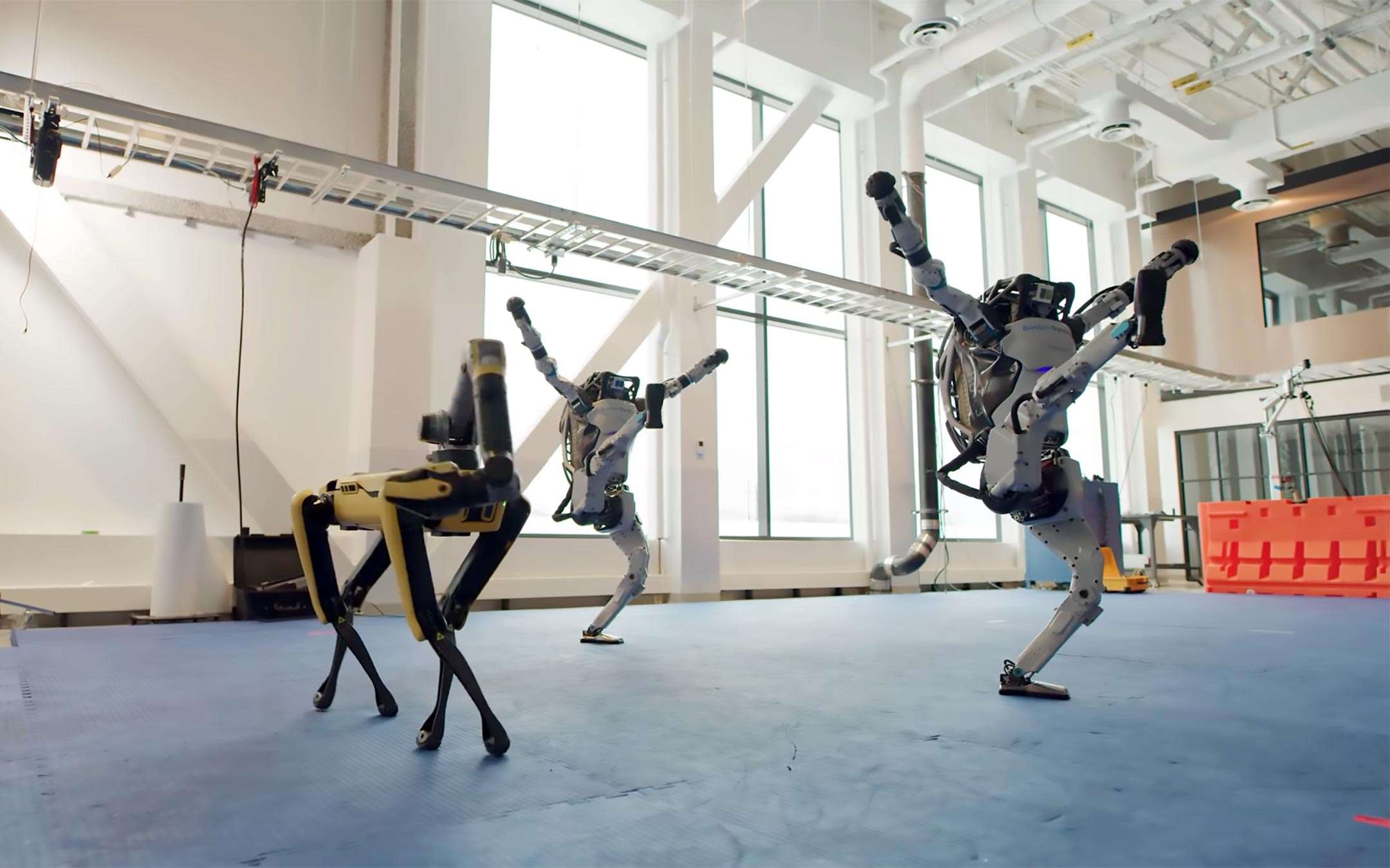 Boston Dynamics robots dance for 2021 Boston Dynamics robots dance for 2021