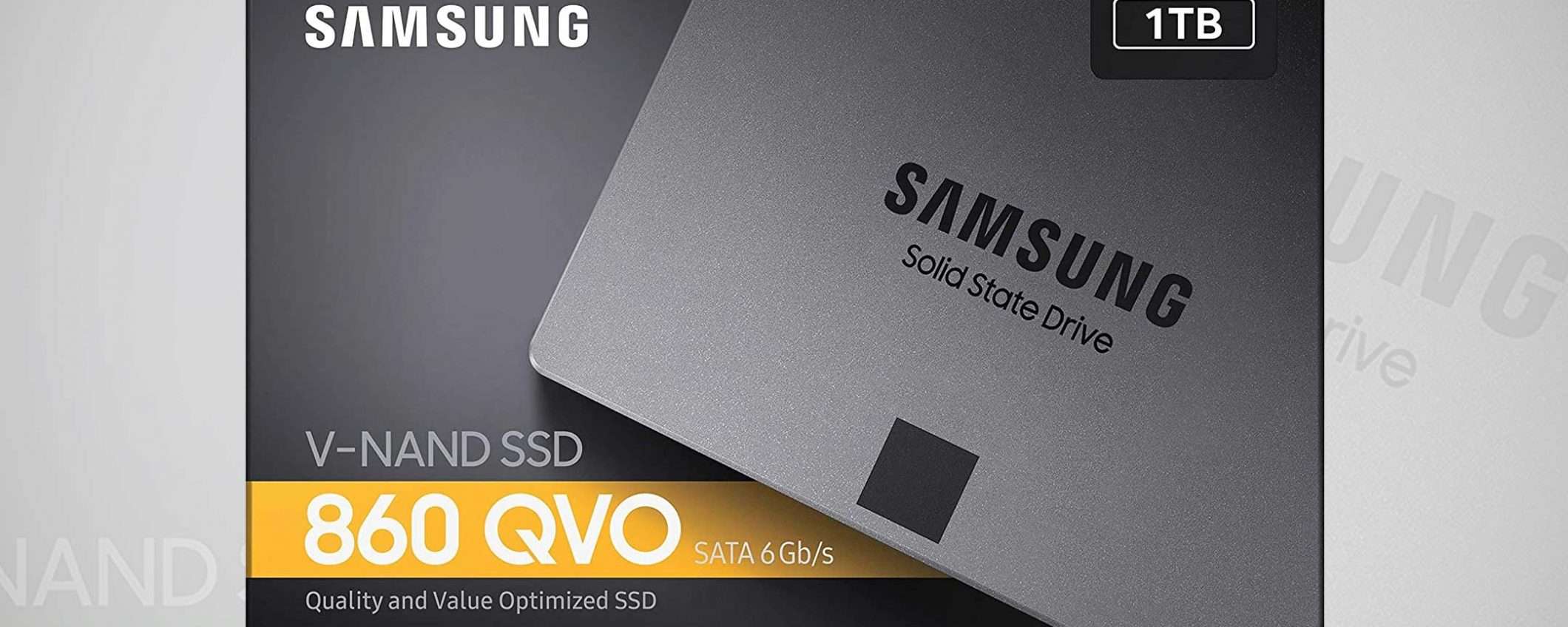 SSD Samsung 1 TB (860 QVO), sconto -38%: un affare