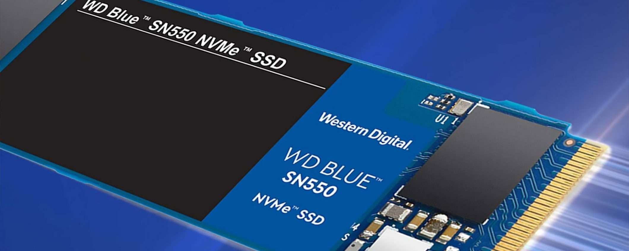 Western Digital Blue SN550 1TB: l'SSD NVMe con il prezzo di un SATA