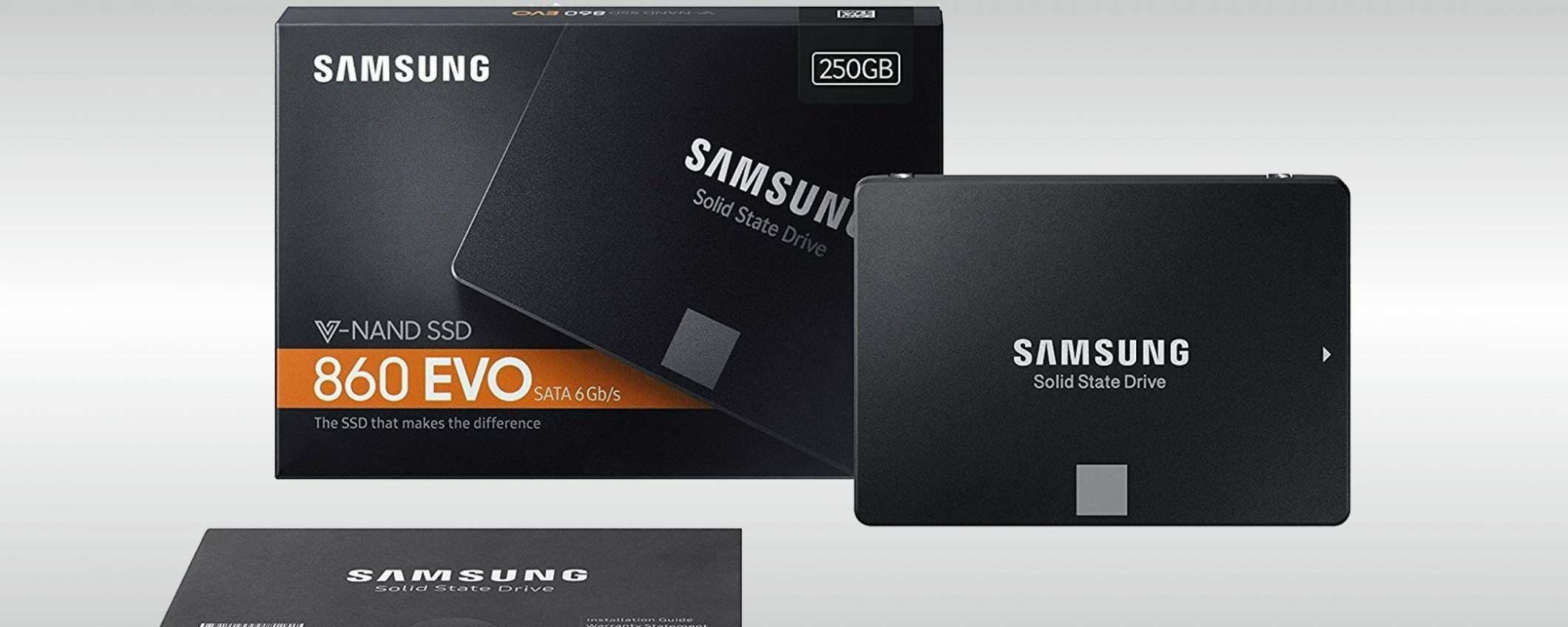 SSD Samsung 860 EVO 250GB: lo sconto è maxi