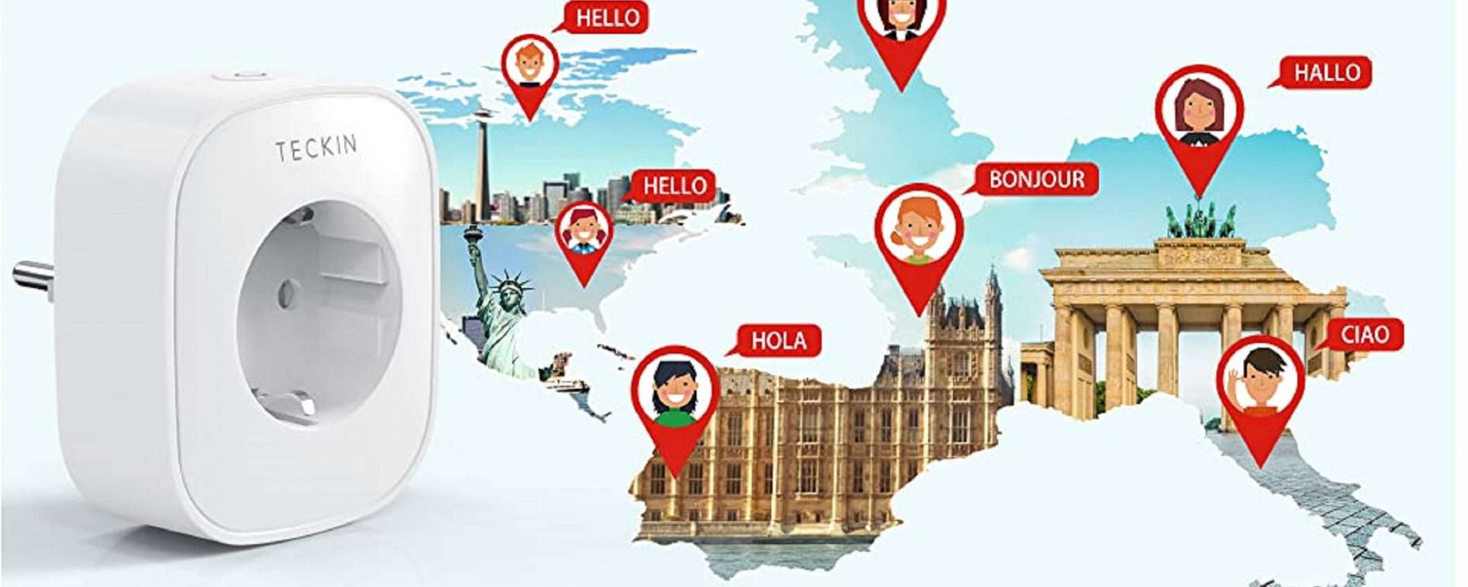 Presa Smart WiFi ad un prezzo piccolo piccolo: solo 13€