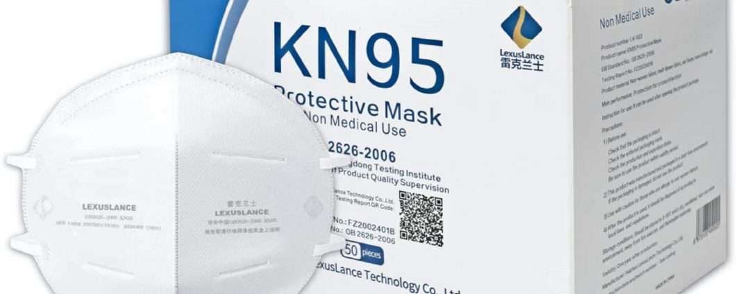 Mascherine KN95 con certificazione CE: pacco da 50 a soli 44€