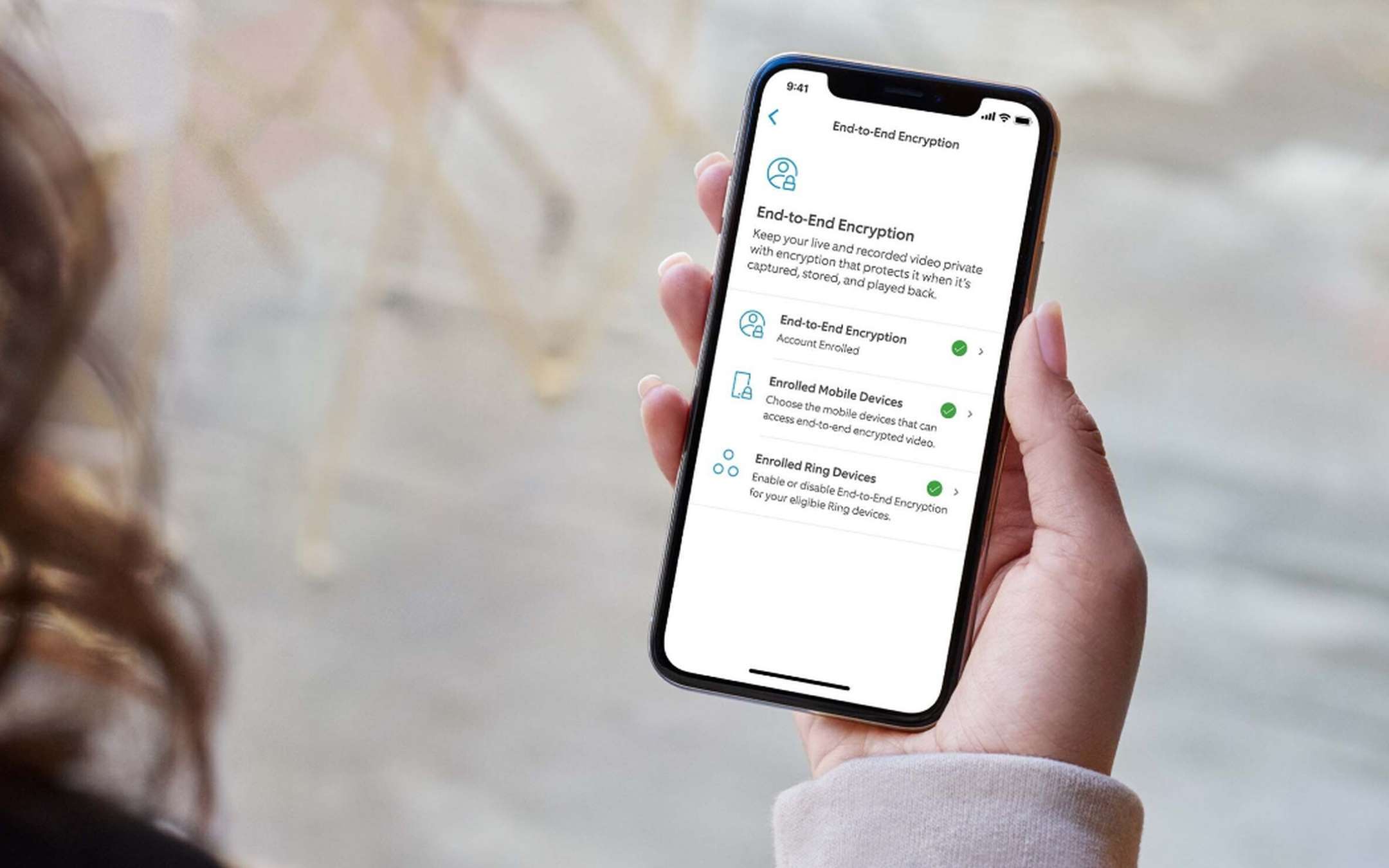 Ring enables end-to-end encryption for videos Ring enables end-to-end encryption for videos