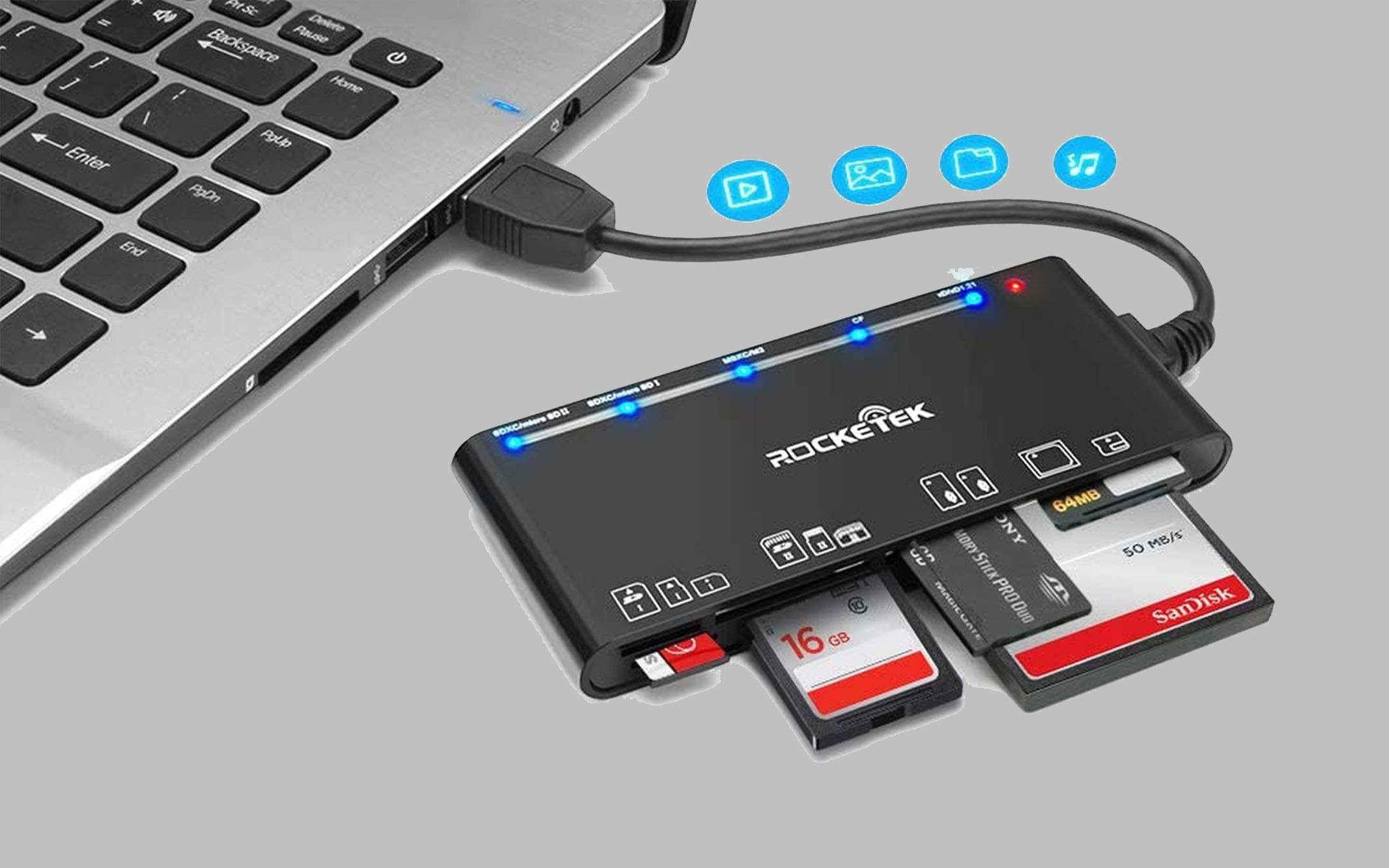 7-in-1 card reader, flash offer on Amazon
