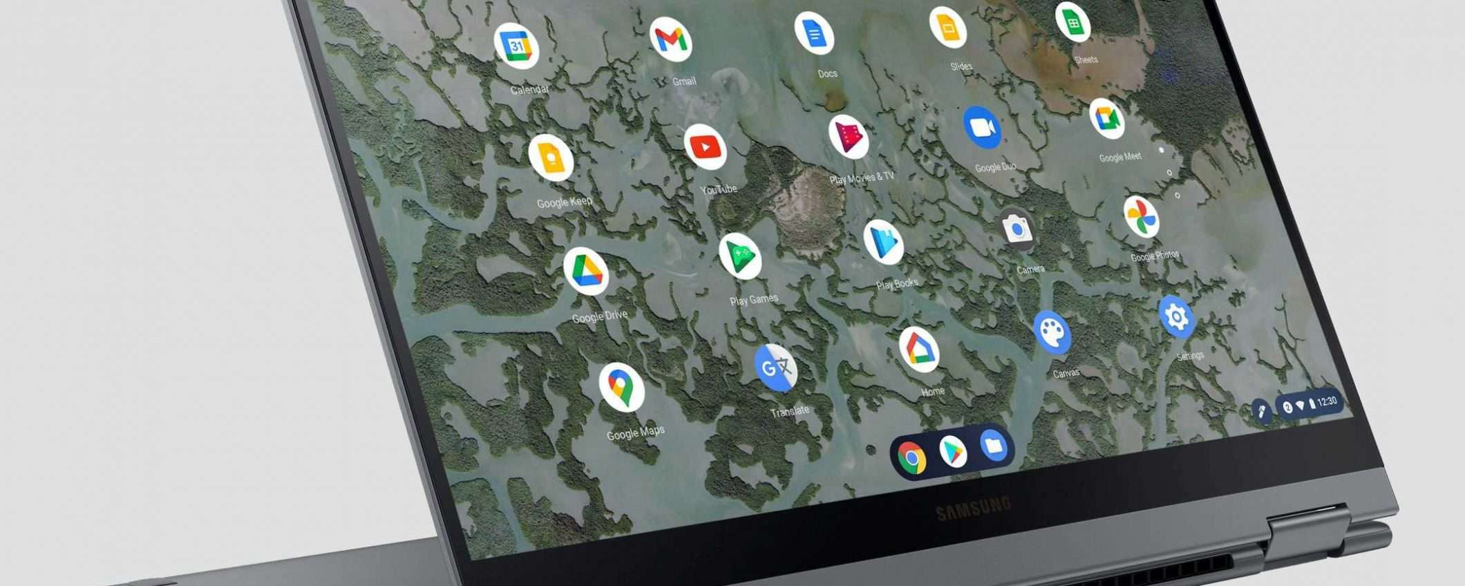 Samsung Galaxy Chromebook 2 con schermo QLED