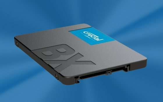 SSD Crucial BX500 da 1TB al prezzo più basso di SEMPRE: solo 48€