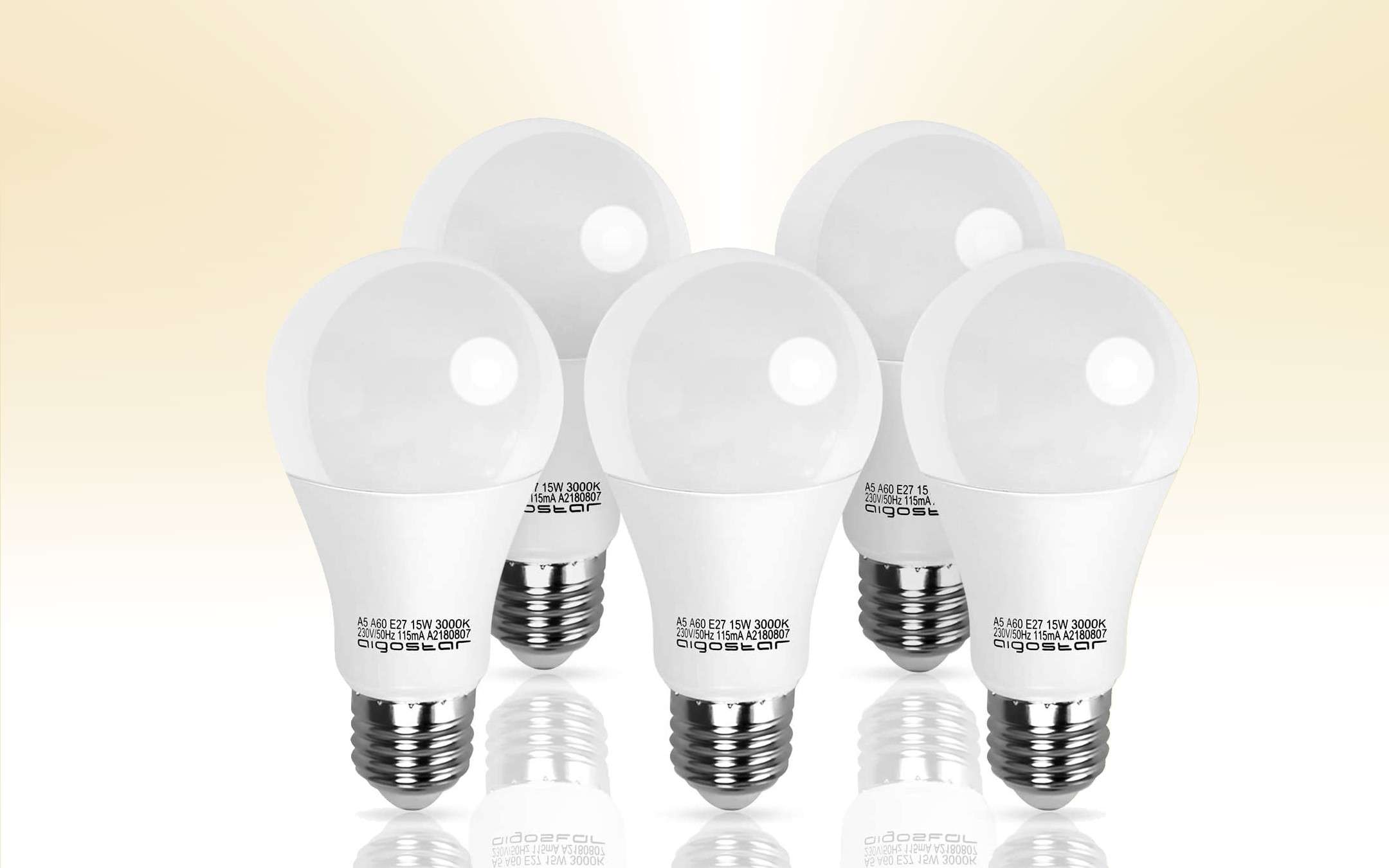 LED bulbs, discounts on each size