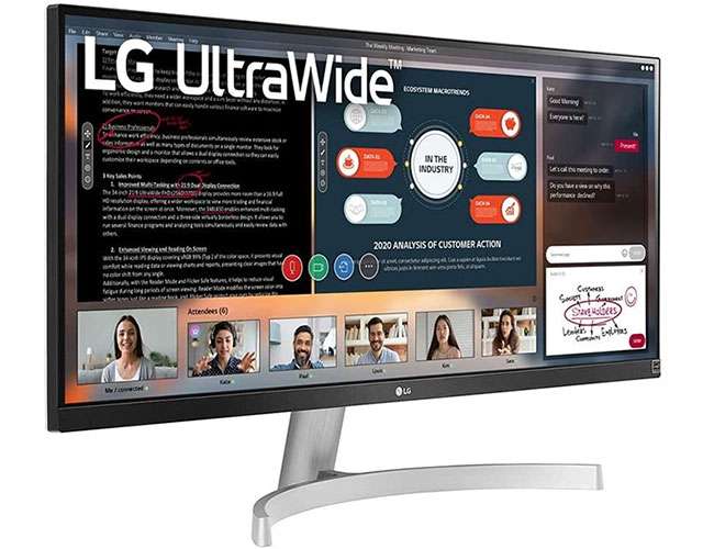 Il monitor ultrawide LG 29WN600 da 29 pollici