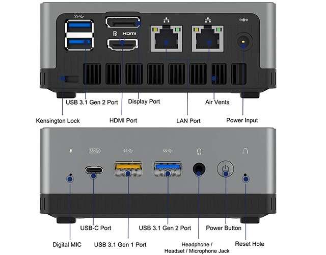 MinisForum DMAF5, il Mini PC con processore AMD