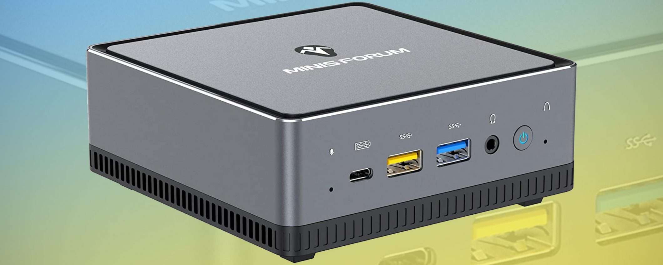 Mini PC con Ryzen 5, 16/256 GB in offerta lampo