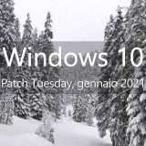 Windows 10, il primo Patch Tuesday del 2021